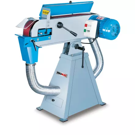 PROMAC – 335E - Ponceuse à Bande Métal 400V - Bande 75 x 2000 mm - Puissance 2200 W