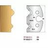 LEMAN - Double astragale 5 et 8 mm N°211 - Jeu de 2 fers de toupie Hauteur 50 mm - 1