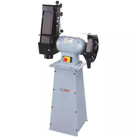 PROMAC - Touret-Ponceuse à bande 400 V, 1.4kW, bande 100x1150mm, avec socle