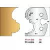 LEMAN - Bec de corbin et Scotie N°216 - Jeu de 2 fers de toupie Hauteur 50 mm - 1
