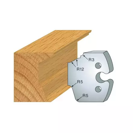 En promo. LEMAN - Jeu de 2 fers de toupie 217 Doucine rustique