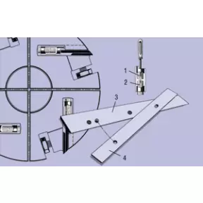 Lot De 2 Jauges De Réglage Magnétiques Pour Têtes De Rabot