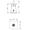 JEAN L'EBENISTE - PAO230 Ponceuse à Arbre Oscillant 230V 370W - Table 370 x 370 mm - 5