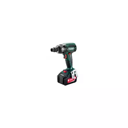 Metabo - Boulonneuse à choc SSW 18 LTX 400 BL- 2 batteries Li-Power (18V/5.2 Ah) et chargeur ASC 30-36V