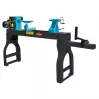 LEMAN - TAB120 Tour à bois électronique de 1200mm (distance entre pointes) - 230V - 50Hz / 1500W - 2CV - 1