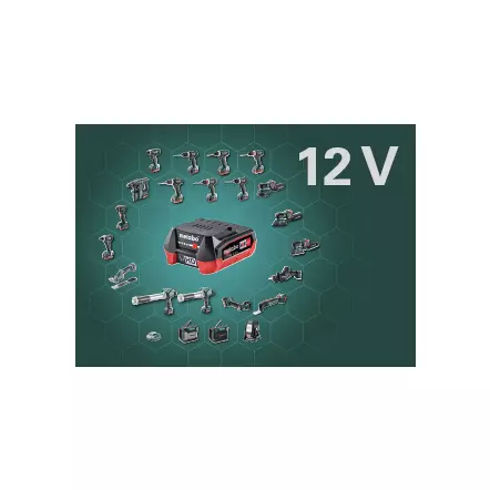 METABO - Batterie enfichable Li-Power 12 V - 4,0 Ah