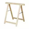 OUTIFRANCE - Tréteau en bois 50 x 18 mm charge maxi. 200 kg (la paire) - 1