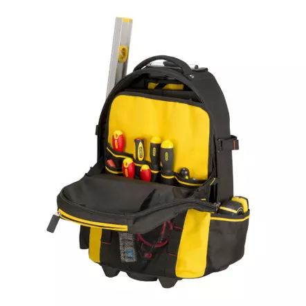STANLEY - Sac à Dos Porte-Outils avec Roulettes et Poignée télescopique