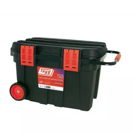 TAYG - Coffre de Chantier Roulant XL (775 x 472 x 493 mm)