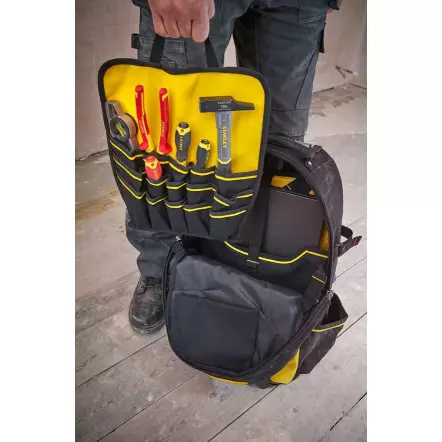 STANLEY - Sac à Dos Porte-Outils avec Roulettes et Poignée télescopique