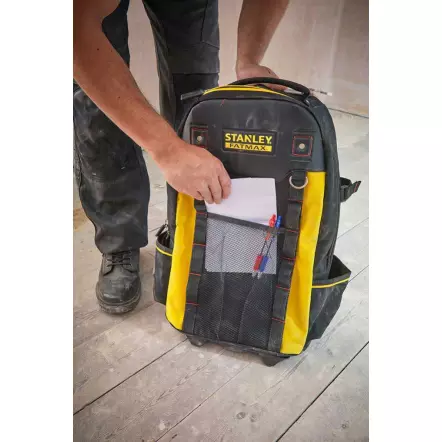 STANLEY - Sac à Dos Porte-Outils avec Roulettes et Poignée télescopique