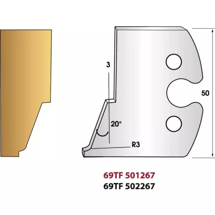 Forezienne - Jeu de 2 fers de toupie 267