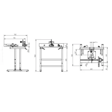 HOLZPROFI - TSD Table stationnaire pour défonceuse