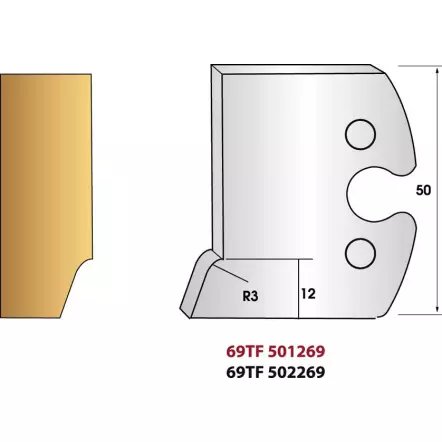 Forezienne - Jeu de 2 fers de toupie 269