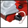 EINHELL - TE-BS 8540 E - Ponceuse à bande portative 850W - Bande 533 x 75 mm - 4