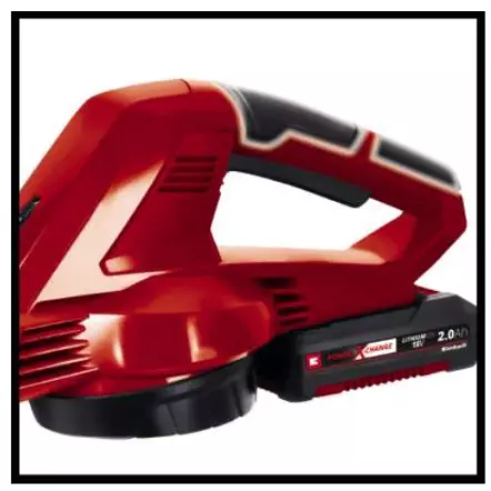 EINHELL - GE-CL 18 Li E Kit (1x2,0Ah) Souffleur sans fil Vitesse du souffle d'air 210 km/h - Puissance de l'air aspiré 105 m3/h - Variateur électronique