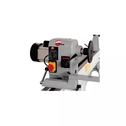 LEMAN - TAB110 Tour à bois de 1100 mm (distance entre pointes) avec tête pivotante - 230V / 1100W