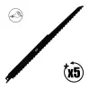 LEMAN - Lames de scie sabre (longueur : 230 mm) - 1