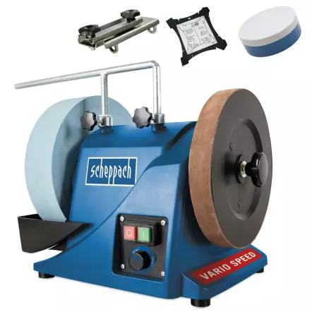 SCHEPPACH - TIGER 3000VS (Vario Speed) Affûteuse à eau - Meule Ø 250x60mm 230-240V 50Hz 180W