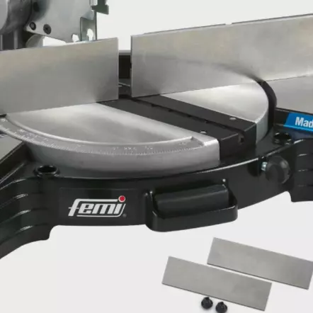 FEMI - 305 PRO Scie à onglet bois avec table supérieure 230V 1300W ø305mm