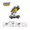 FEMI - Scie à onglet TR 235 avec table de délignage diamètre de lame 250 mm - 3