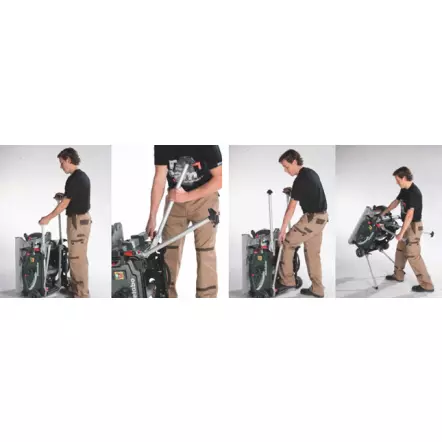 METABO - Scie circulaire sur table TS 254 - 2000 W - Ø 254mm avec piétement + Aspirateur ASR25LSC