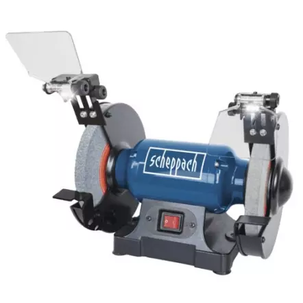 Scheppach - SM200L Touret à meuler - 500 W - Meule Ø 200 mm