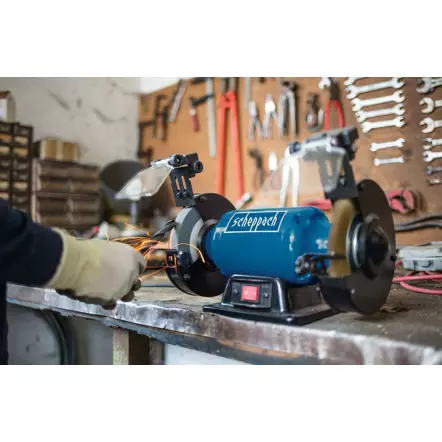 SM150LB Touret - Meule Ø 150 mm - 400 W (Brosse métallique et meule sèche)