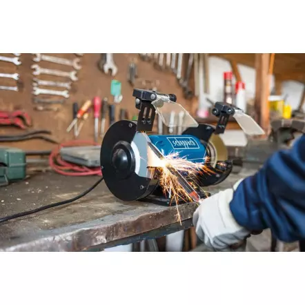 SM150LB Touret - Meule Ø 150 mm - 400 W (Brosse métallique et meule sèche)