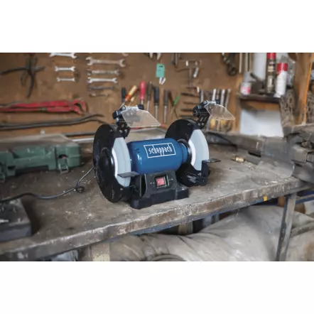 Scheppach - SM200L Touret à meuler - 500 W - Meule Ø 200 mm