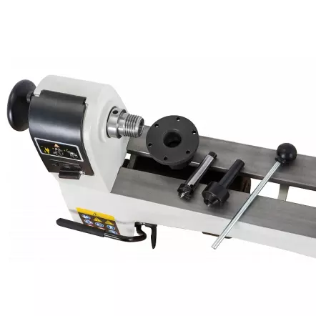 JWL-1015VS-M - Tour à Bois entre-pointes 368 mm - 3 Vitesses 200 -3600 tr/min - 500 W