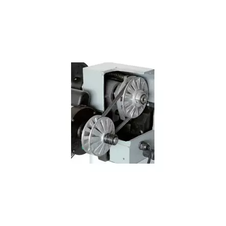 TAB085 - Tour à Bois de 850mm (distance entre pointes) sur piètement acier - 230V - 50Hz / 450W - 0,6CV