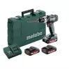 METABO - BS 18 L Perceuse-visseuse sans fil - 18V 2 x 2 Ah - 2