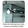 TOU030 - Toupie tenonneuse en arbre de ø 30mm avec chariot - 230V - 50HZ / 2800W - 3,8CV - 3