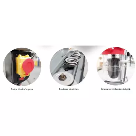 PRC020 - Perceuse d'établi et à colonne 20mm - 230V - 50Hz / 600W - 0,8CV