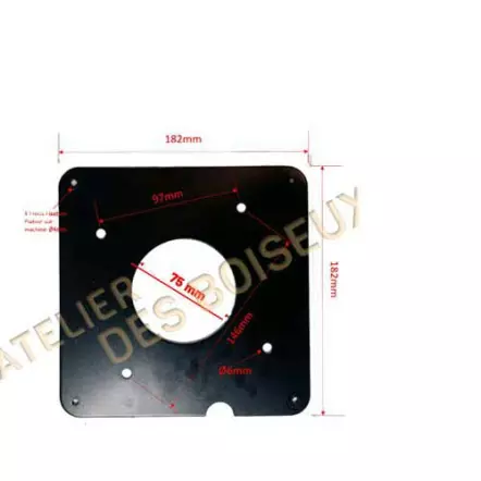 JRT-2 Table d'établi pour défonceuse - 230V
