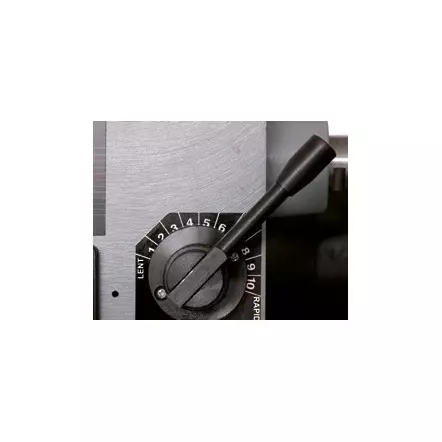 TAB085 - Tour à Bois de 850mm (distance entre pointes) sur piètement acier - 230V - 50Hz / 450W - 0,6CV