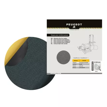 PEUGEOT-Support-autocollant-o200-mm-pour-disques-velcro