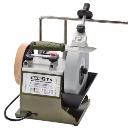 TORMEK - T-4 Bushcraft Meule d’origine Tormek ø200×40 mm Monophasé industriel, 120 W (puissance absorbée) 230 V, 50 Hz