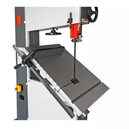 HOLZPROFI - HBS630 Scie à ruban Professionnelle - Triphasé - 3700 W - 5CV (Hauteur/Largeur de coupe maxi. : 400 / 600mm)