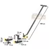UFE450 - Kit de déplacement à roulettes pour machines - 2