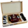 UNISET40 - Coffret Porte-outil universel pour toupie Alésage 30 - Hauteur 40 + 6 fers et contre-fers - 4