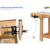 MEHS Etablis Menuisier Ebéniste avec presse avant horizontale PH28 (Longueur : 1500,2000,2200 et 2400 mm) - 4