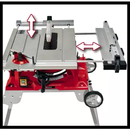 TE-CC 250 UF Table de sciage - 2000W - Hauteur de coupe maxi. 78mm - Lame 250 mm