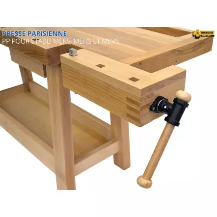 MEHS Etablis Menuisier Ebéniste avec presse avant horizontale PH28 (Longueur : 1500,2000,2200 et 2400 mm)