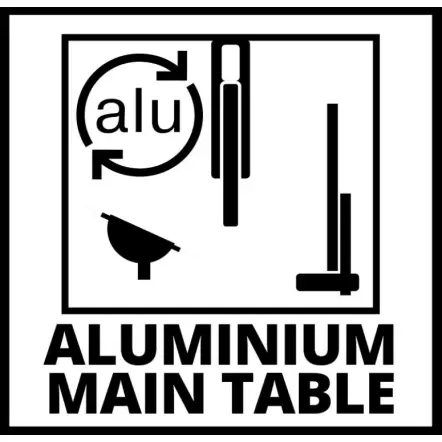 TE-CC 250 UF Table de sciage - 2000W - Hauteur de coupe maxi. 78mm - Lame 250 mm