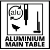 TE-CC 250 UF Table de sciage - 2000W - Hauteur de coupe maxi. 78mm - Lame 250 mm - 16