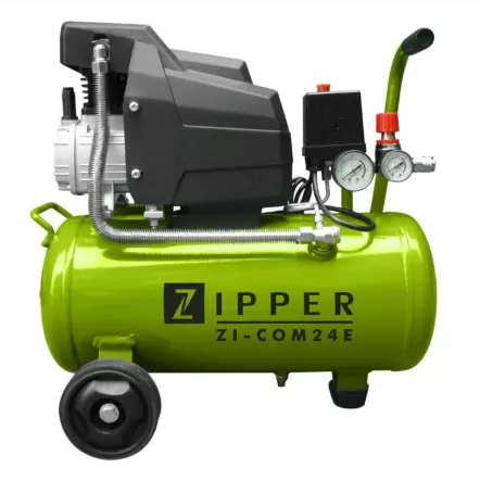 ZIPPER - ZI-COM24E Compresseur d'Air 24 Litres 1CV - 8 bars
