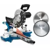 SCHEPPACH - HM254 Scie à onglet - 2000 W - Lame Ø 255mm (60 dents) Multimatériaux + 1 lame 48 dents OFFERTE ! - 1