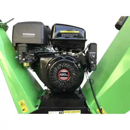 ZI-HAEK11000 Broyeur de Végétaux Thermique Professionnel 9000W - Diamètre max. 120 mm